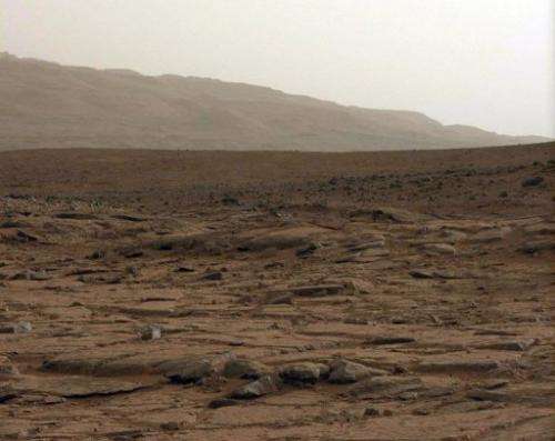 This January 27, 2013 NASA/JPL-Caltech/MSS handout photo shows a general view captured by NASA's Mars rover Curiosity