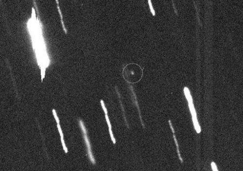 This NASA image shows asteroid Apophis