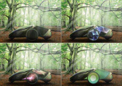Toyota unveils FV2 3-wheeled color-changing concept car ahead of Tokyo Motor Show