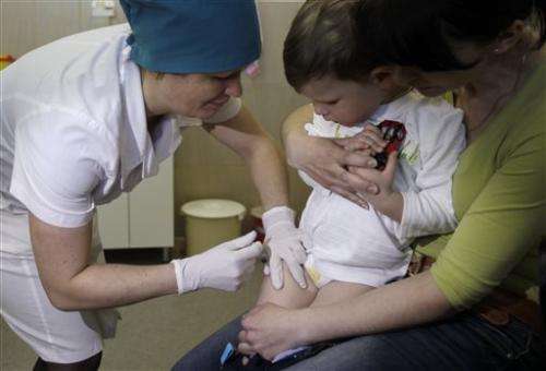 Ukraine kids at risk from low vaccination rates