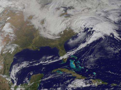 Winter storm hits the Mid-Atlantic
