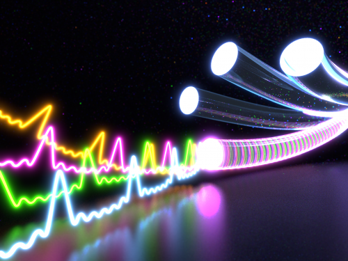 10 times more throughput on optic fibers