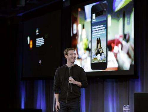 Facebook unveils 'Home' Android product
