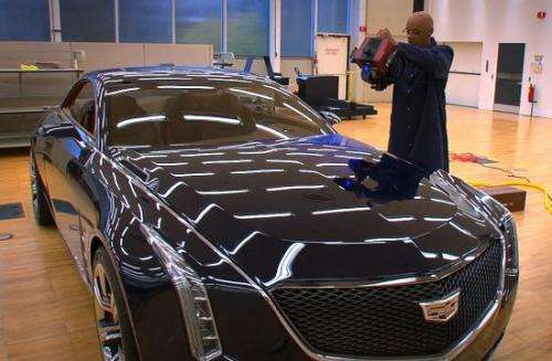 Cadillac Elmiraj sculpted with 3D scanning
