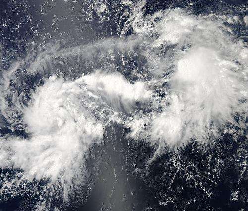 NASA sees Tropical Storm Pewa develop in central Pacific