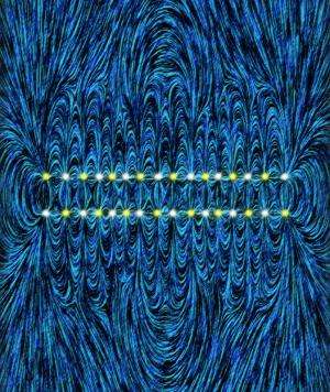 16 atomic ions simulate a quantum antiferromagnet