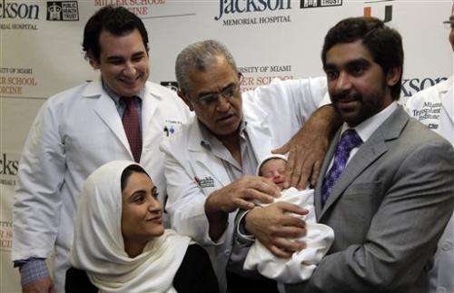 5-organ transplant patient gives birth: baby girl