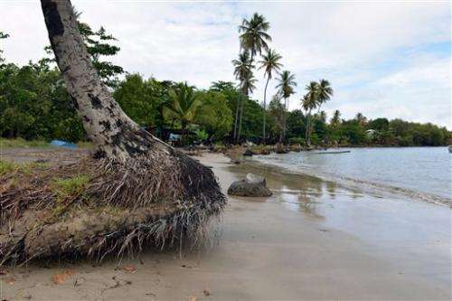 Encroaching sea already a threat in Caribbean