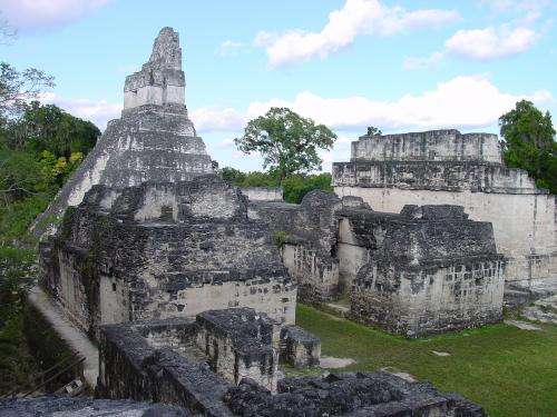 Maya Long Count calendar and European calendar linked using carbon-14 dating
