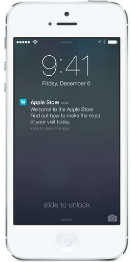 Apple guides shoppers inside stores with iBeacon