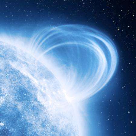 Magnetic star reveals its hidden power