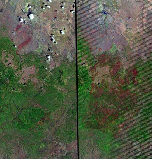 NASA's Landsat revisits old flames in fire trends