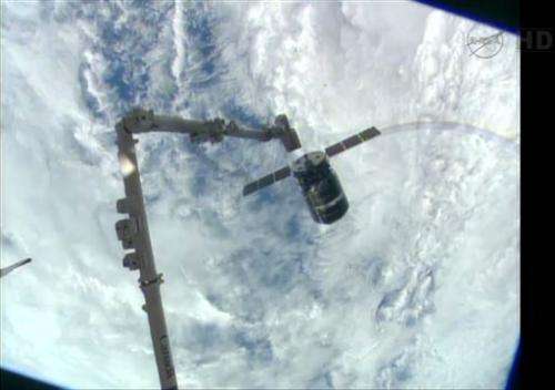 New commercial supply ship reaches space station