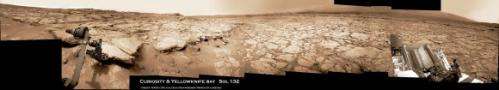 Rover team chooses first rock drilling target for Curiosity