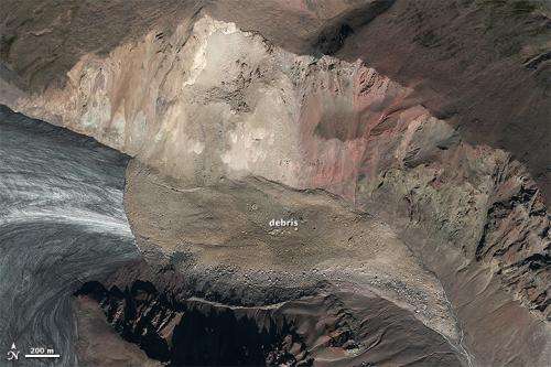 Summer heat wave may have triggered landslide on lonely Alaskan glacier