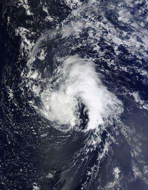 Tropical Storm Humberto makes an 'A' for Atlantic on satellite imagery