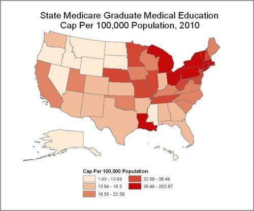 20 percent of nation's GME funds go to New York while 29 states get less than 1 percent, study says