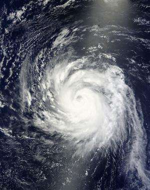 NASA satellites see strong thunderstorms surround Typhoon Soulik's center