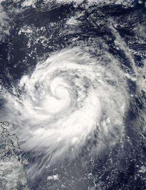 NASA sees Tropical Storm Usagi's central and southern power