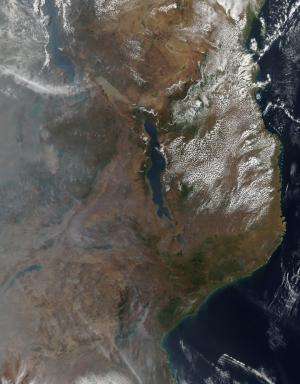 Agricultural fires in Mozambique and Malawi