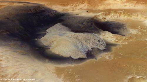 A radiating beauty on Mars