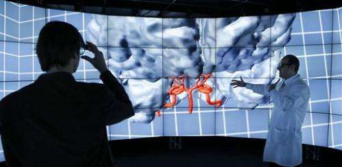 Future science: Using 3D worlds to visualize data