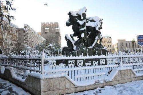 Image provided by the Syrian Arab News Agency on January 10, 2013 shows the Fortress of Saladin in Damascus
