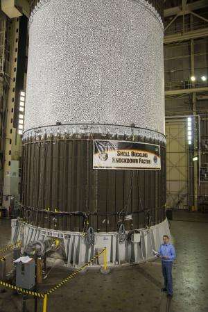 NASA engineers crush fuel tank to build better rockets