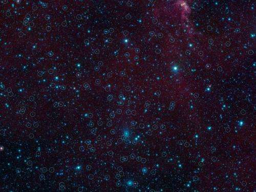 Spitzer sees Milky Way's blooming countryside