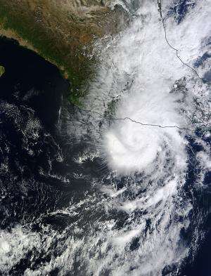 NASA sees Tropical Storm Raymond finally moving away from Mexico