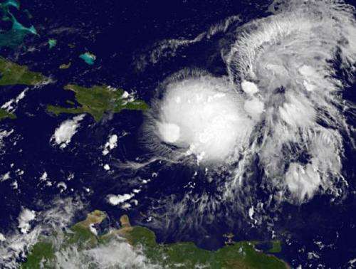 NASA satellite animation records birth of Tropical Storm Gabrielle near Puerto Rico