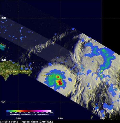 NASA satellites and HS3 Mission cover Tropical Storm Gabrielle's demise, watch other areas