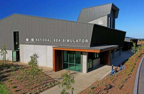 Image provided by the Australian Institute of Marine Science on August 1, 2013 shows the National Sea Simulator