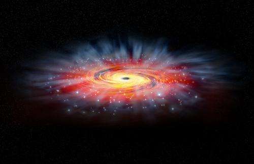 NASA'S Chandra catches our galaxy's giant black hole rejecting food