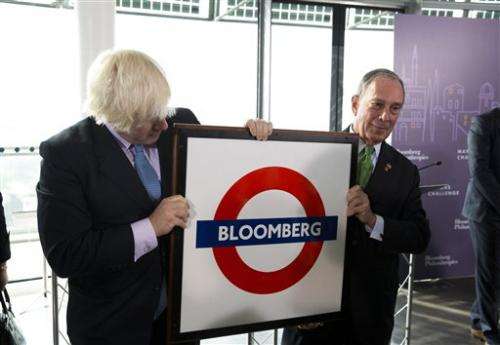 NYC's Bloomberg launches European city contest