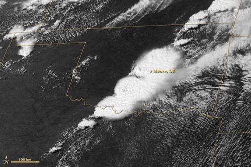 Satellites see storm system that created Moore, Okla., tornado