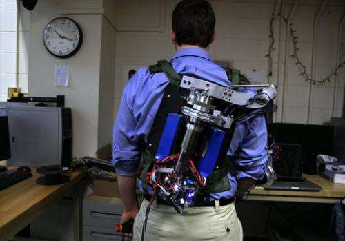 Students' robotic arm can make you stronger