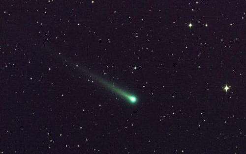 This NASA image obtained on November 27, 2013 shows Comet ISON, in a five-minute exposure taken at NASA's Marshall Space Flight 