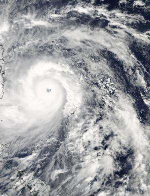 NASA satellites see Super-Typhoon Haiyan lashing the Philippines