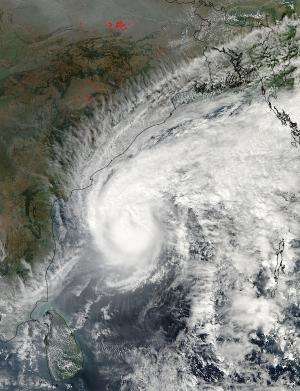 NASA sees Tropical Cyclone Madi nearing India's east coast
