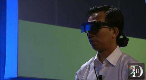 Atheer Labs demos 3-D virtual object-manipulation goggles