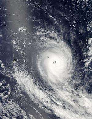 NASA sees Tropical Cyclone Amara spinning down