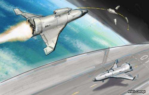 Experimental spaceplane shooting for 'aircraft-like' operations in orbit