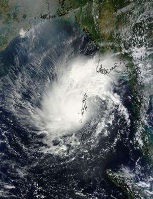 NASA catches Tropical Cyclone Lehar over the Andaman Islands
