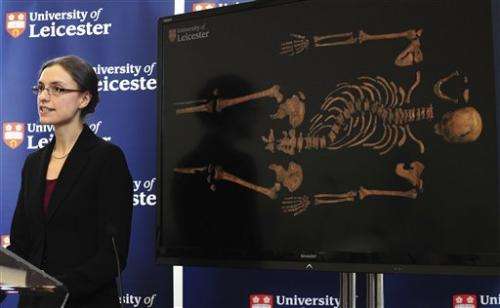 Experts find remains of England's King Richard III