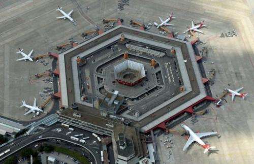 An aerial view at Tegel Airport in Berlin, Germany on August 1, 2013