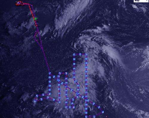 NASA's HS3 Mission Global Hawk data used in National Hurricane Center forecast of Gabrielle