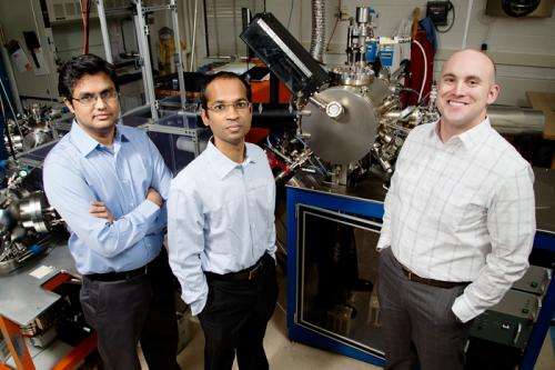 Researchers strain to improve electrical material and it's worth it