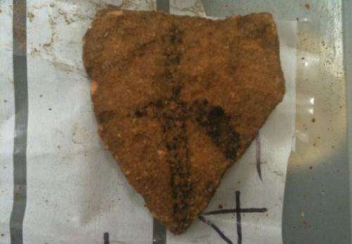 A 28,000-year-old charcoal rock art fragment excavated from Arnhem land in Australia's Northern Territory