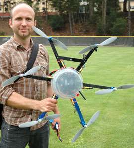 Aerial 'hexacopter' gives geography research a lift